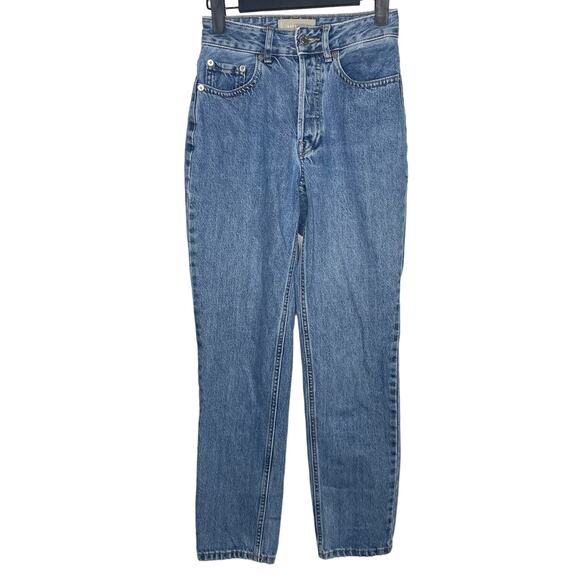 Everlane Womens Jeans Size 23 Blue Denim The Curvy 90s Cheeky Straight Leg - Picture 1 of 16